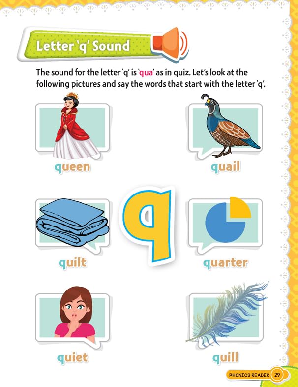 Phonics Reader Book 1 for Kids Age 3–10 | Learn Alphabet Sounds A–Z with Fun Activities | Early Reading Practice for Preschool, Kindergarten & Primary School | Colourful Illustrations & Simple Language for Beginners