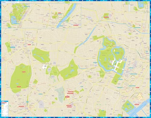 Lonely Planet Tokyo City Map: Durable, Waterproof, Easy-Fold Planning Map with Attractions & Walking Tours (Compact City Planning Maps)
