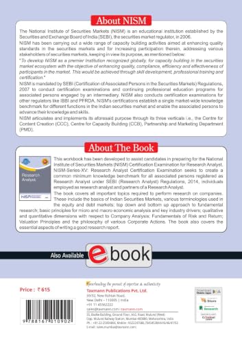 NISM X Taxmann's Research Analyst – Teaches Investment Research from Real Documents—Bharti Airtel's Annual Report | Kingfisher as the Counter-Case | 15 Chapters from Economy to Valuation to Conduct