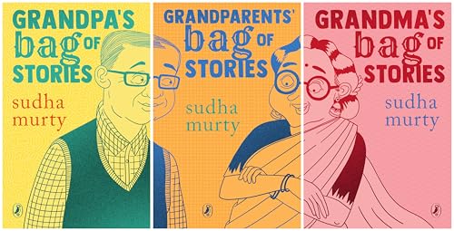 A Bagful of Stories: A Gift Edition Boxset of Grandma’s, Grandpa’s and Grandparents’ Bag of Stories by Sudha Murty