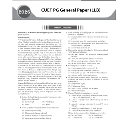 PW CUET PG General LLB Concept Theory and 6 Years PYQ Book (2026-2021) | Ideal for JMI, BHU, DU, & Other Central & Universities