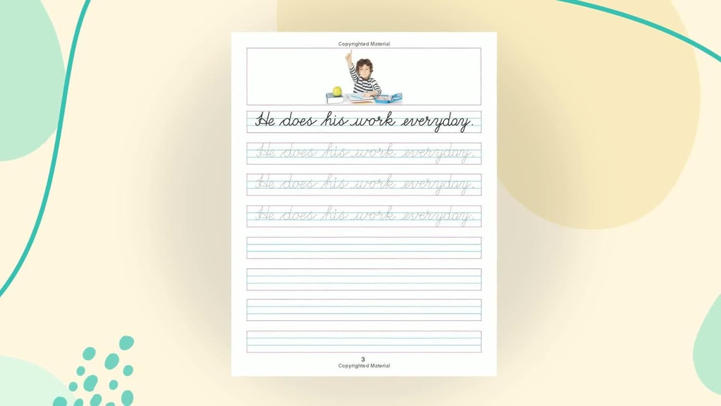 Cursive Writing Book (Sentences) Part 4