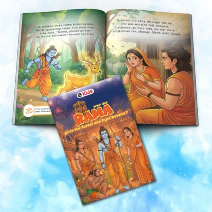 Mythology Story of Gods For Kids (Set of 5 Books) | Ganesha, Hanuman, Krishna, Rama, Bhakta Prahlad & Vishnu | Colourfully Illustrated Easy Spiritual Tales with Moral Values