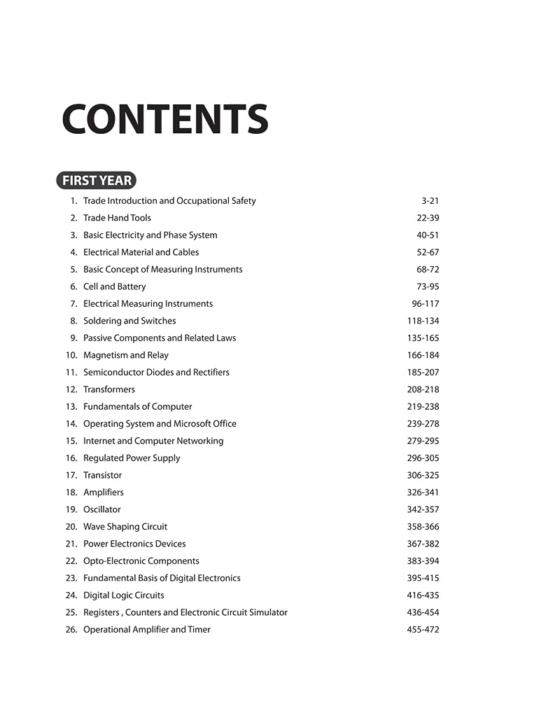 NSQF Level 5 Electronics Mechanic and Consumer Electronics Theory 1 and 2 Year (Old Edition)