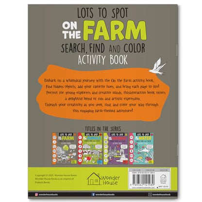Lots to Spot On The Farm: Search, Find and Color Activity Book