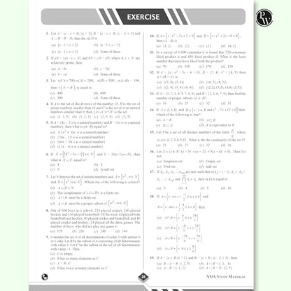 PW Shaurya NDA Book 2026 – NDA/NA Mathematics | Latest 2025 Solved Paper | Chapterwise Theory, Solved Examples, Practice Exercises | For National Defence Academy & Naval Academy