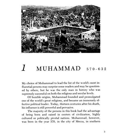 From the 100 : A Ranking of the Most Influential Persons in History (Michael H. Hart) Muhummed No. 1 Portion-9945744117