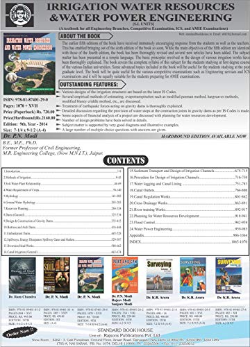 Irrigation Water Resources and Water Power Engineering (ISBN-13: 9788189401290)
