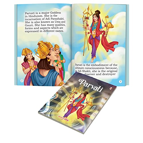 My First Goddesses (Illustrated) (Set of 5 Books) - Story Books for Kids - Parvati, Lakshmi, Saraswati, Indrani, Durga - Read Aloud to Infants, Toddlers