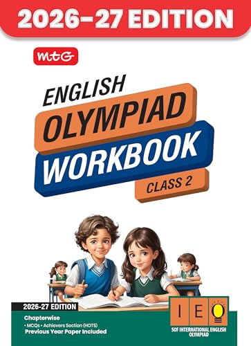 MTG International English Olympiad (IEO) Workbook Class 2 - Chapter-wise MCQs with Achievers Section - SOF Olympiad Books For 2026-27 Exam