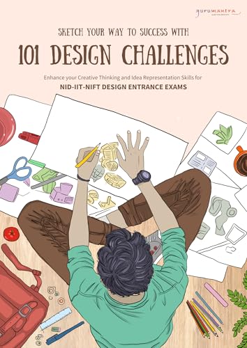 101 Design Challenges preparatory book For NID, UCEED & NIFT UG & PG Entrance | Activities focused of Design Problem solving (PART-B) | Design Aptitude Preparation Book