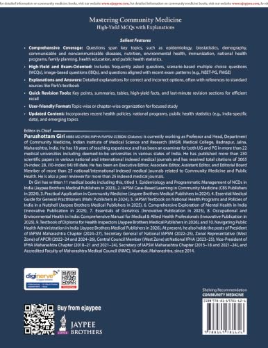 Mastering Community Medicine: High-yield MCQs with Explanations for MBBS Students, NEET PG and FMGE Aspirants | Topic-wise Questions, IBQs and Quick Revision Notes: 1