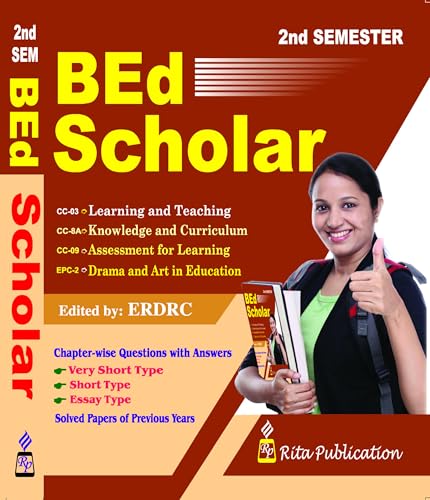 BEd Scholar 2nd Semester (English Version) 2025 Edition || Published By Rita Publication || Tranding