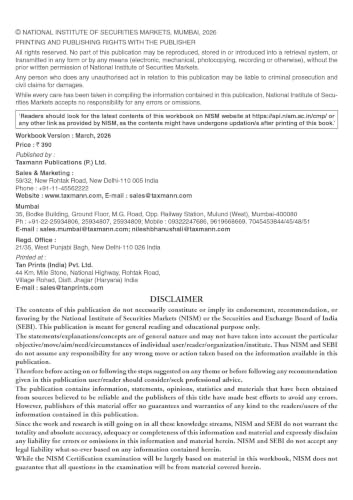 NISM X Taxmann's Equity Derivatives – Textbook on Indian Equity Derivatives Market—Futures | Options | Strategies | Clearing | Margining | Accounting | Tax—Worked out Against Live NSE & BSE Quotes