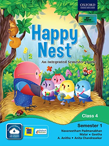HAPPY NEST-CLASS 4 SEMESTER 1 book cover
