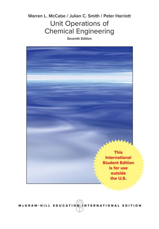Unit Operations of Chemical Engineering (Int'l Ed) (COLLEGE IE (REPRINTS))