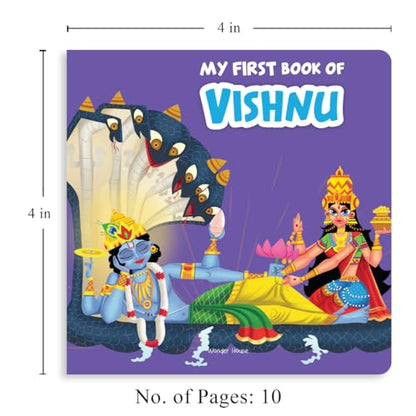 My First Library Of Hindu Gods And Goddesses (12 Board Book Set) Age 2–6 Years | Illustrated Spiritual Stories | Indian Mythology | Ganesha | Krishna | Shiva & More | Early Learning | Latest Edition
