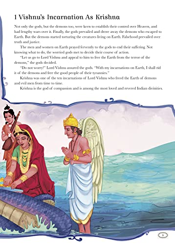 365 Krishna Stories: Tales of Lord Krishna’s Miracles, Wisdom & Devotion | Inspiring Hindu Stories for Kids & Families | Illustrated Storybook from the Bhagavad Gita & Puranas | Ages 8+