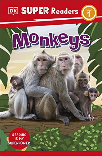 DK Super Readers Level 1 Monkeys book cover