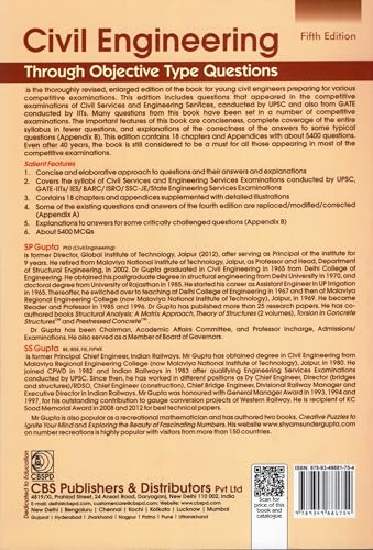 CIVIL ENGINEERING THROUGH OBJECTIVE TYPE QUESTIONS 5TH EDITION , 2026