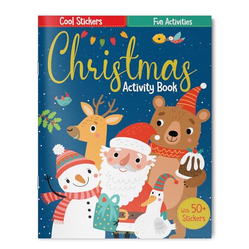 Festive Fun Christmas Activity Book with Stickers book cover