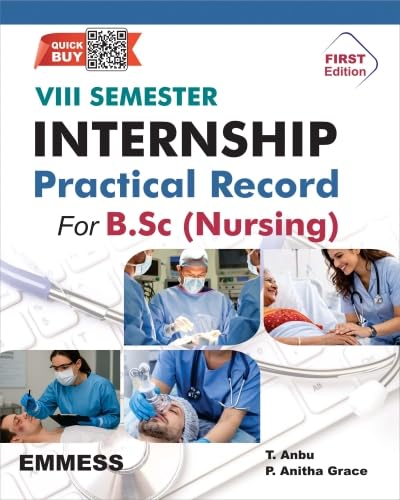 Internship Practical Record for B.Sc Nursing VIII Semester, 1st Edition 2026