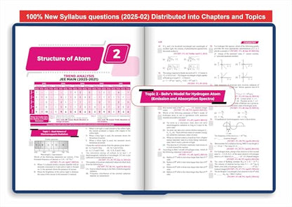 Disha's 183 New Syllabus Chapter-wise & Topic-wise JEE Main Chemistry (2025 - 2002) Previous Year Solved Papers 9th Edition | NCERT PYQ Question Bank with 100% Detailed Solutions