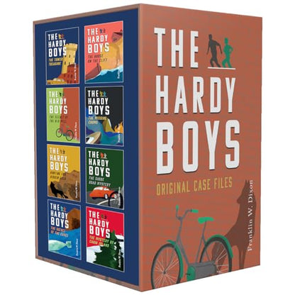 Hardy Boys: Original Case Files Series — 8 Book Box Set | Classic Mystery Adventure Books | Franklin W. Dixon | Collectible Paperback Boxed Set