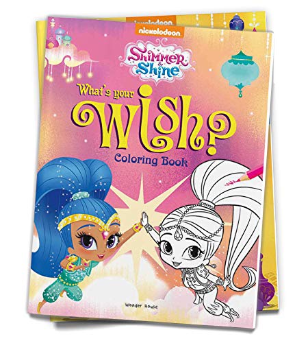 Whats Your Wish? : Coloring Book for Kids (Shimmer & Shine) book cover