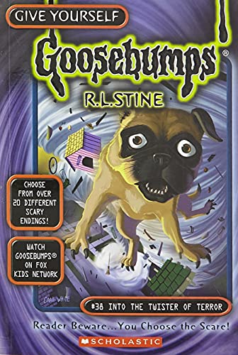 GYGB #38 INTO THE TWISTERS OF TERROR book cover