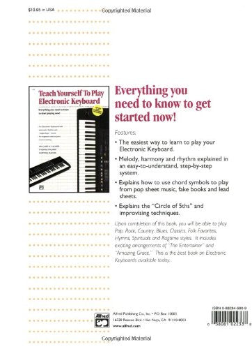 Alfred's Teach Yourself to Play Electronic Keyboard: Everything You Need to Know to Start Playing Now!