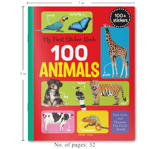 My First 100 Animals Stickers