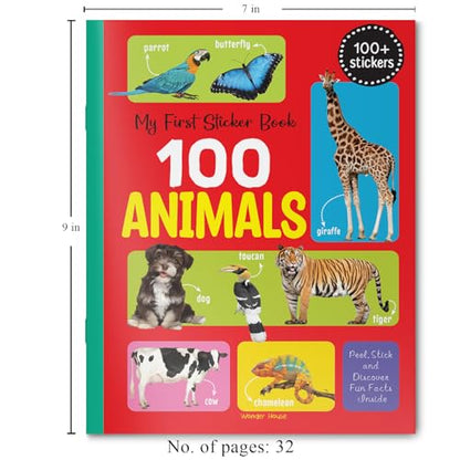 My First 100 Animals Stickers