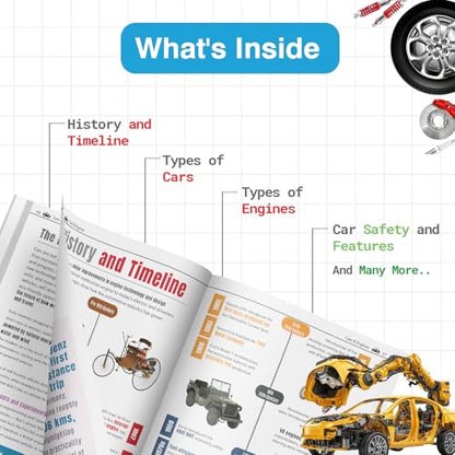 My Very First Cars and Engines Encyclopedia for Kids Age 8+ – Fun STEM Book to Learn About Vehicles, How Engines Work & More | Builds Knowledge & Encourages Screen-Free Learning