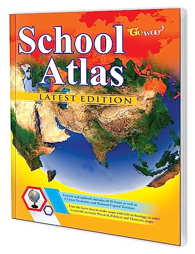 SCHOOL ATLAS LATEST EDITION (ENGLISH) - ART PAPER | School Atlas: Latest Edition with Comprehensive Mapping