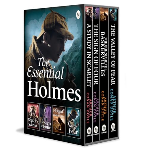 The Essential Holmes Boxed Set (A Study In Scarlet, The Sign Of Four, The Hound Of Baskervilles, And The Valley Of Fear) (Fingerprint Classics)