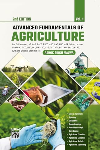 Advanced Fundamentals of Agriculture - Ashok Singh Malwa - Vol 1 and 2 - Combo Set of 2 Books - 2nd Edition - For 2026 Exams