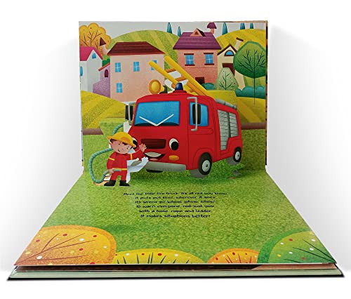 Pop-Up Transport - Truck - Gorgeously Illustrated Pop-Up Book For Children - Learn About The World Of Trucks And What All They Do