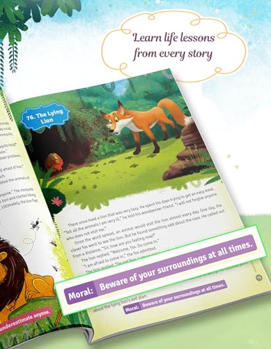 101 Panchatantra Stories in English for Children ( Colourful Illustrated ) | Bedtime Short Story Book for Kids | Panchtantra Classic Tales for 3 to 10 Years Old | Traditional Moral Stories
