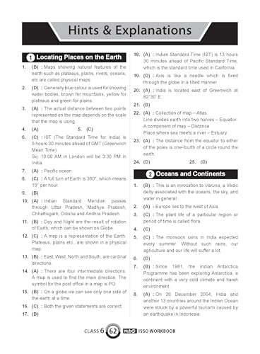 MTG International Social-Studies Olympiad (ISSO) Workbook Class 6 - Chapter-wise MCQs with Achievers Section - SOF Olympiad Books For 2026-27 Exam