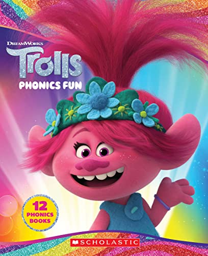 TROLLS PHONICS BOX book cover