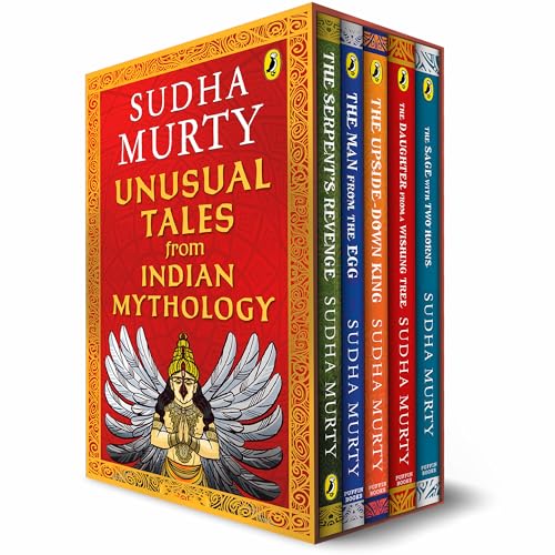 Unusual Tales from Indian Mythology | Sudha Murty’s Bestselling Series | Set of 5 Books | Stories from Mahabharata, Ramayana, & Mythical Characters | Ages 9+