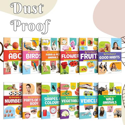My First Picture Book Collection For Early Learning : Books For Children, Learning Picture Library For Kids, Toddler book, Early learning book With 12 Topics
