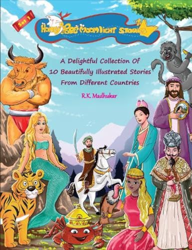 Honeybee Moonlight Stories Set 1 (A Pack of 10 Unique and Eye-catching Story Books) book cover