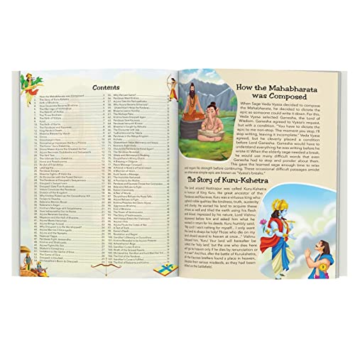 108 Mahabharata Stories for Children (Illustrated) - Story Book for Kids - Epic of India - Bedtime Stories - 3 Years to 10 Years Old - English Short ... Children - Read Aloud to Infants, Toddlers