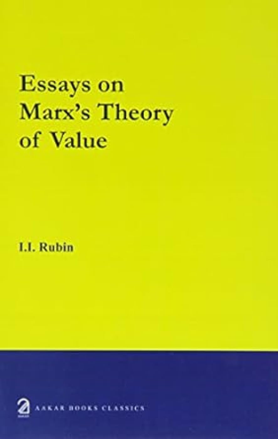 Essays on Marx's Theory of Value  book cover