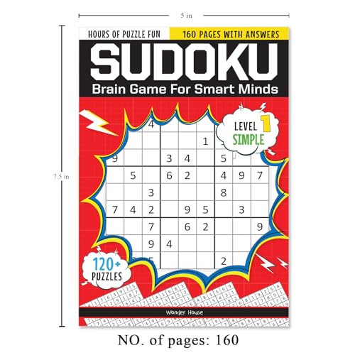Sudoku - Brain Games for Smart Minds: Box Set of 3 | Logic Building & Critical Thinking for Kids | Ages 6–10 | 6 Hours of Fun
