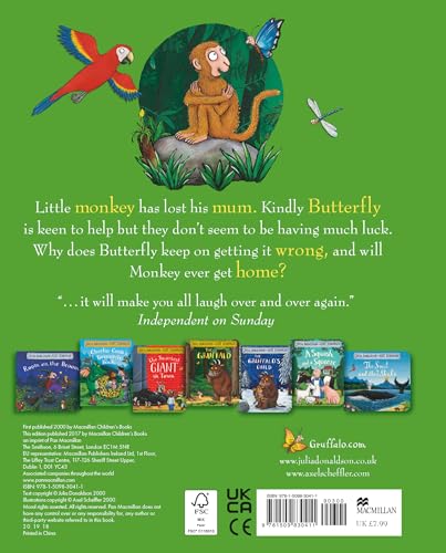 Monkey Puzzle: A funny rhyming story about jungle animals from the creators of The Gruffalo