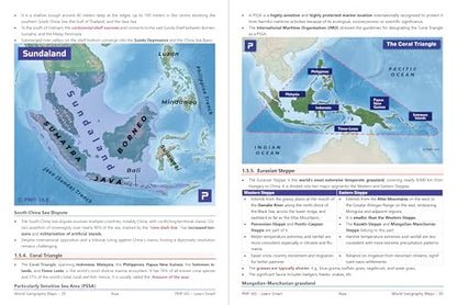 PMF IAS World Geography Through Maps for UPSC, State PCS and Other Competitive Exams