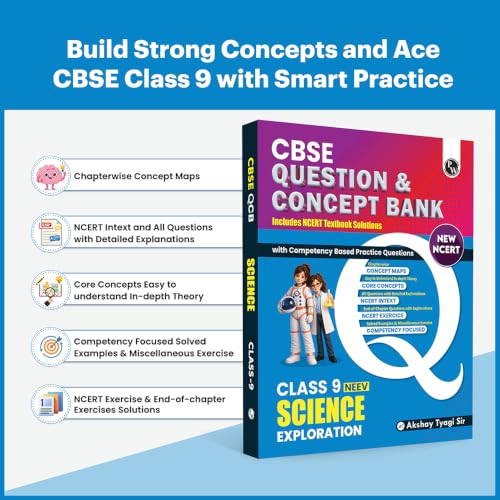 PW CBSE Class 9 Science Exploration New NCERT 2026-27 Question and Concept Bank with NCERT Textbook Solutions and Competency Based Questions By Akshya Tyagi Sir